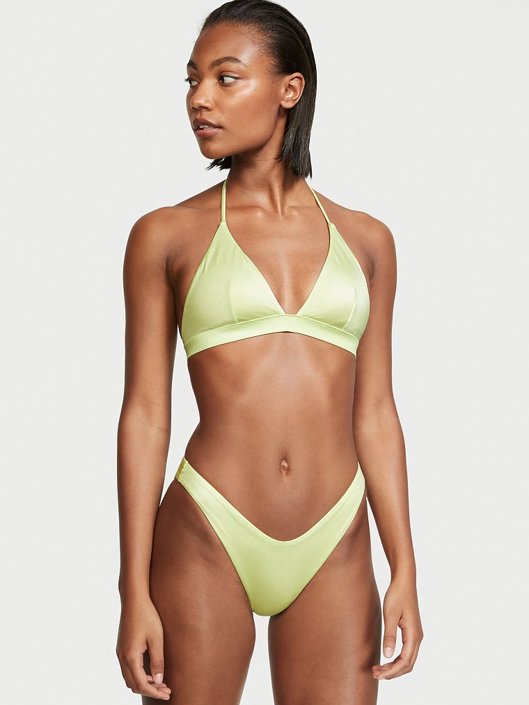 Halter Bikini Top & Brazilian Bikini Bottom