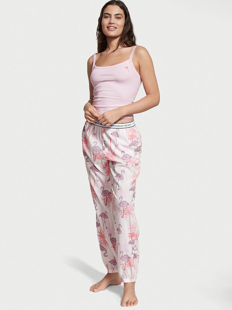 Cotton Cami Pajama Pant Set