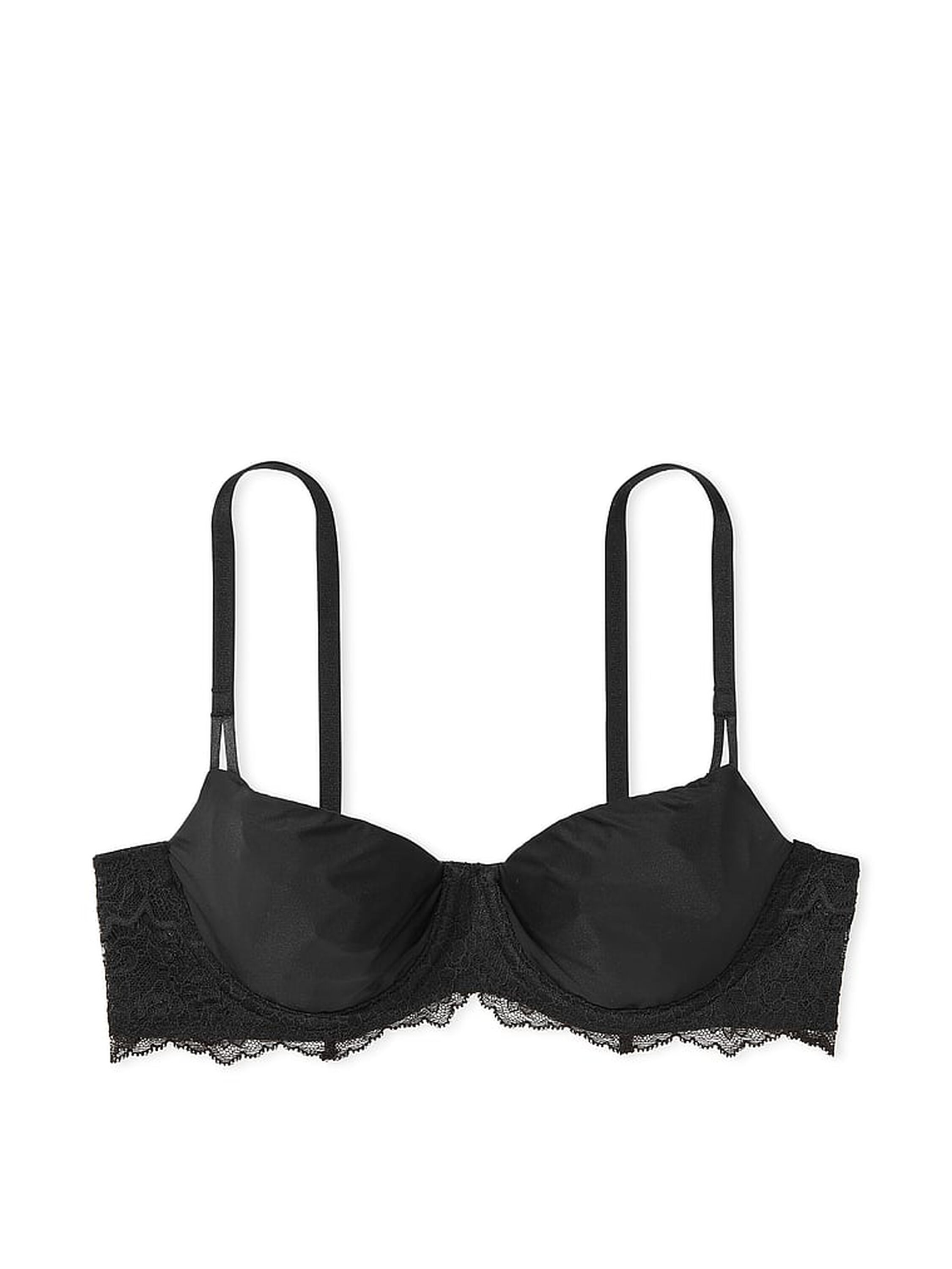 Dream Angels Wicked Unlined Smooth & Lace Balconette Bra