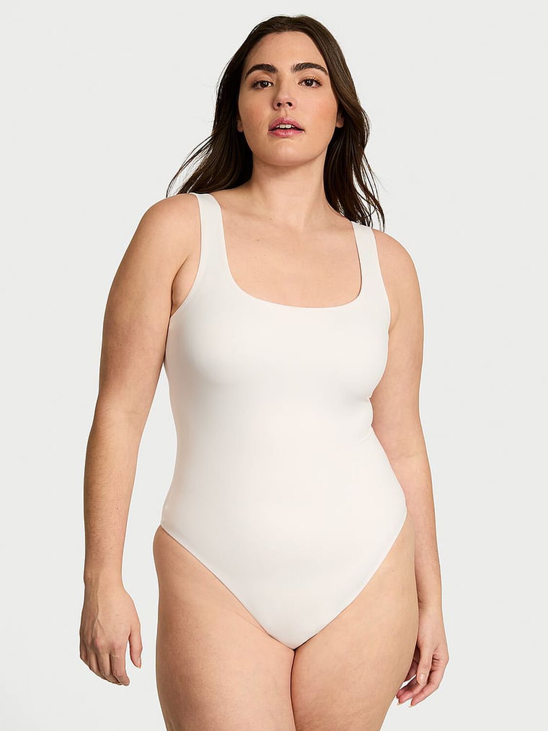 Bodywear By Victoria's Secret With Feathersoft™ Innovation Square-Neck Tank Bodysuit