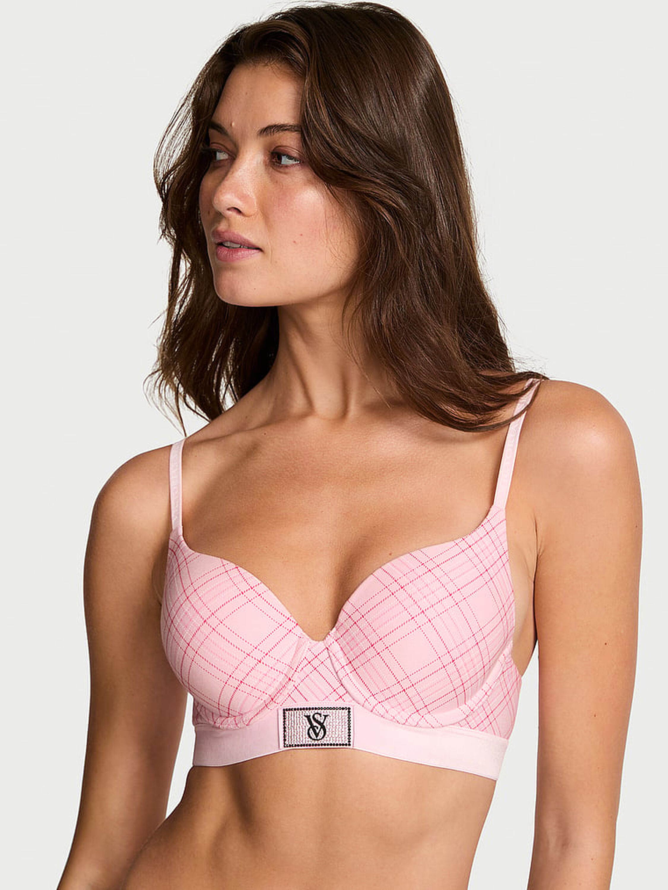Shine Patch Lightly Lined Full-Coverage Bra