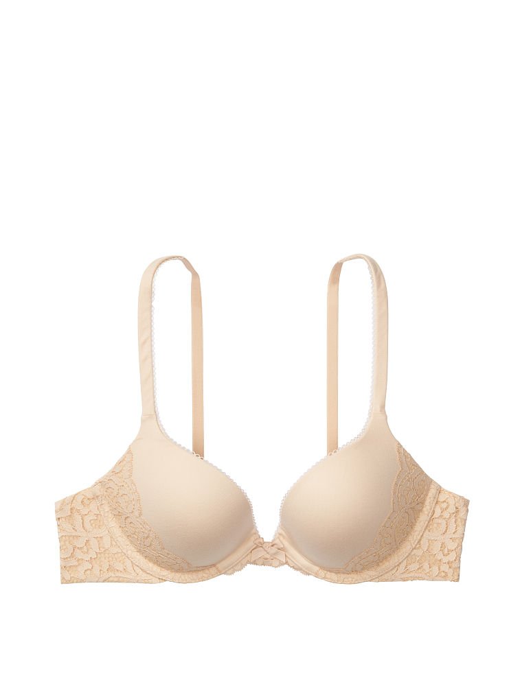 BODY BY VICTORIA Lace Trim Push-Up Bra