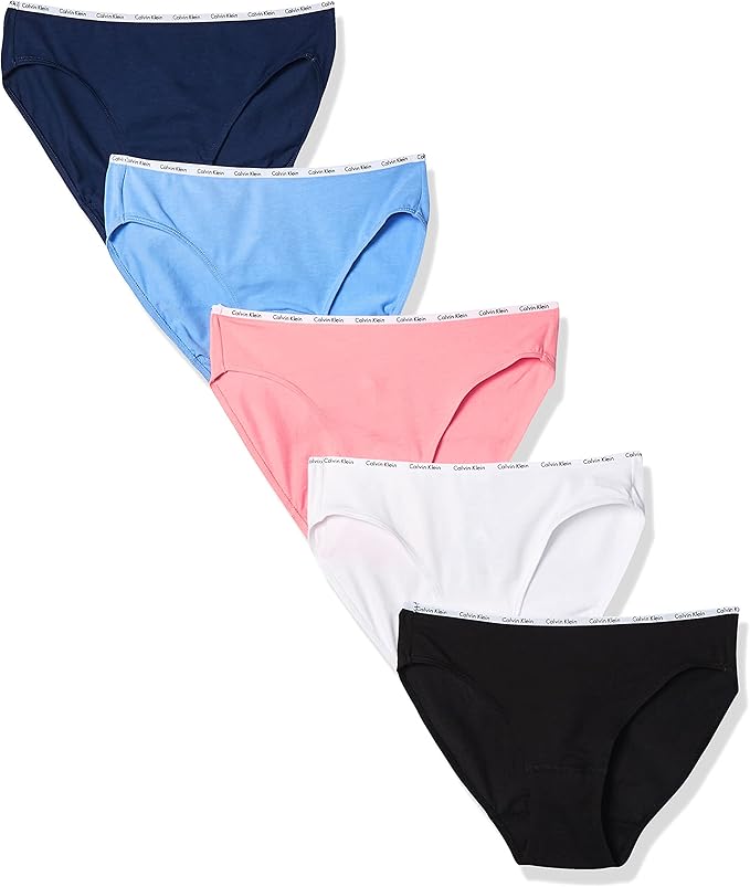 Calvin Klein Cotton Stretch Logo Bikini Panties, Multipack