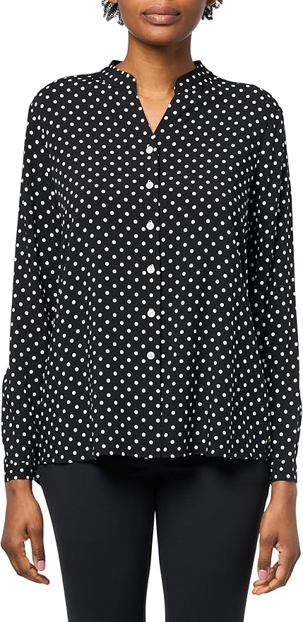 Tommy Hilfiger Bandcollar Long Sleeve Button Up Sportswear Top