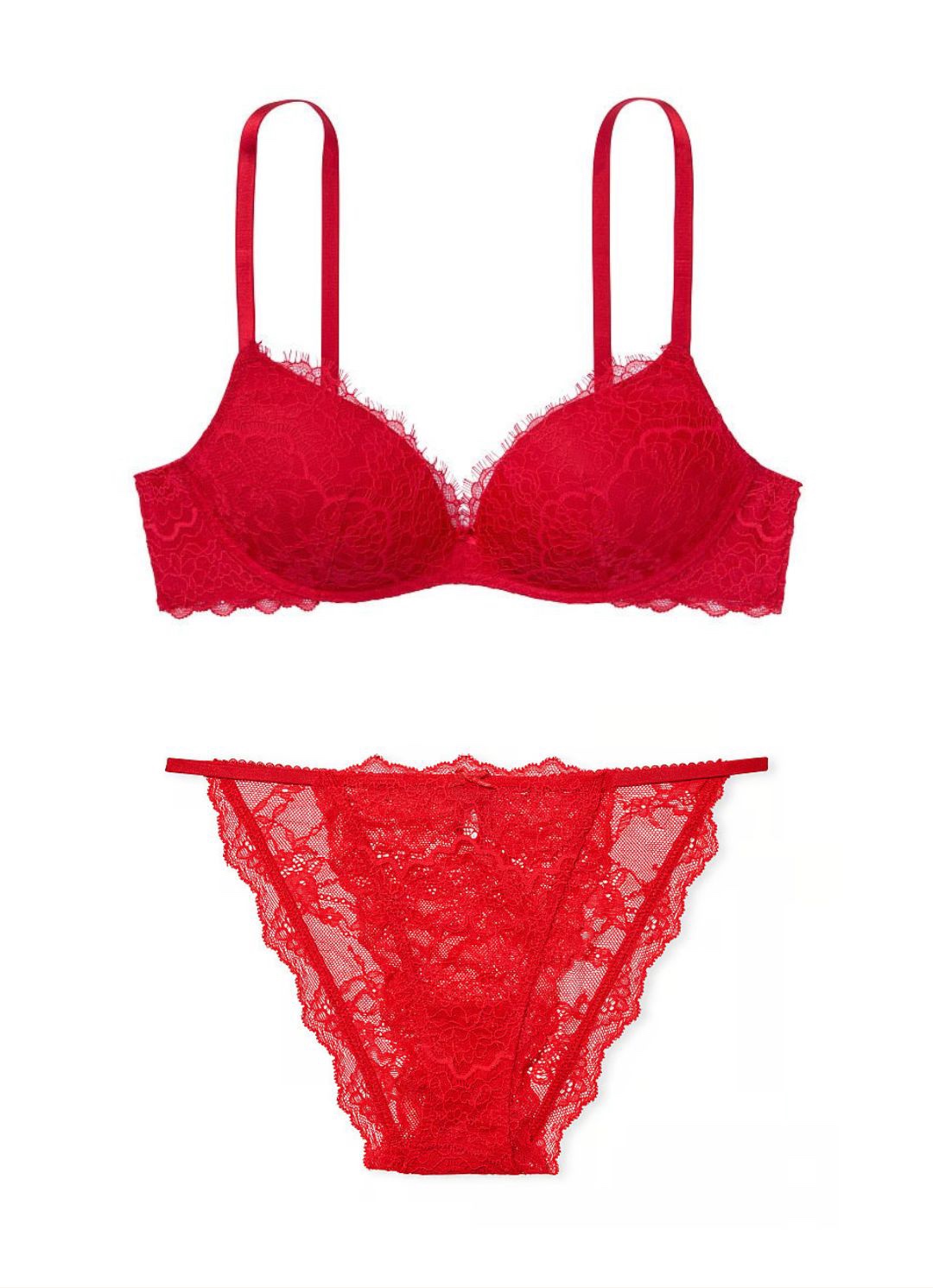 Dream Angels Lightly-Lined Wireless Bra & Dream Angels Mini String Bikini Panty