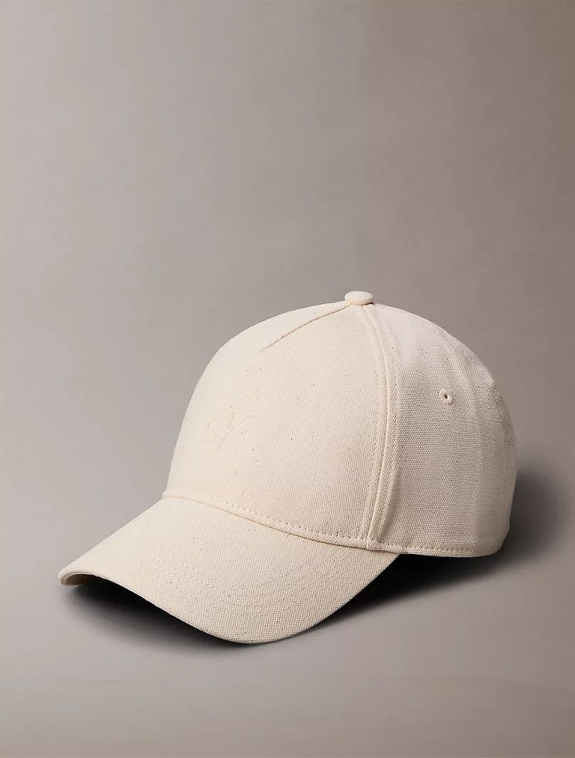 Embossed Monogram Logo Baseball Cap