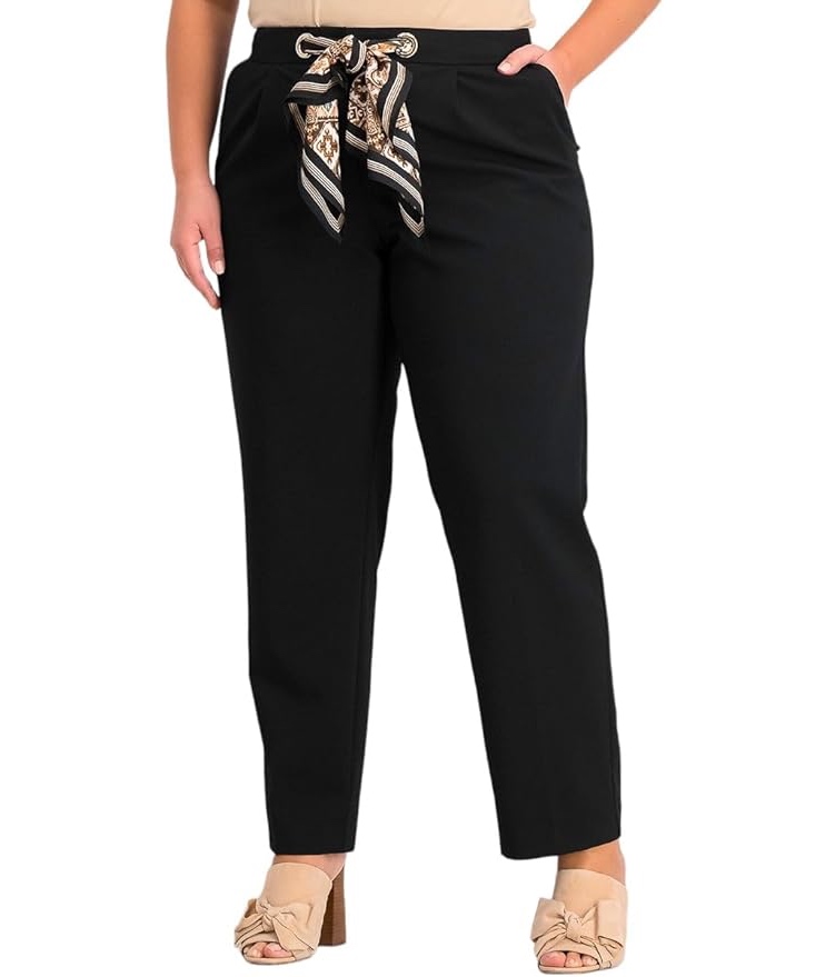 Straight Leg Belted Pants