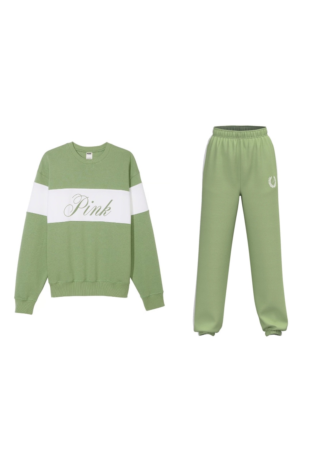 Ivy Fleece Classic Crew Sweatshirt & Ivy Fleece Campus Sweatpants