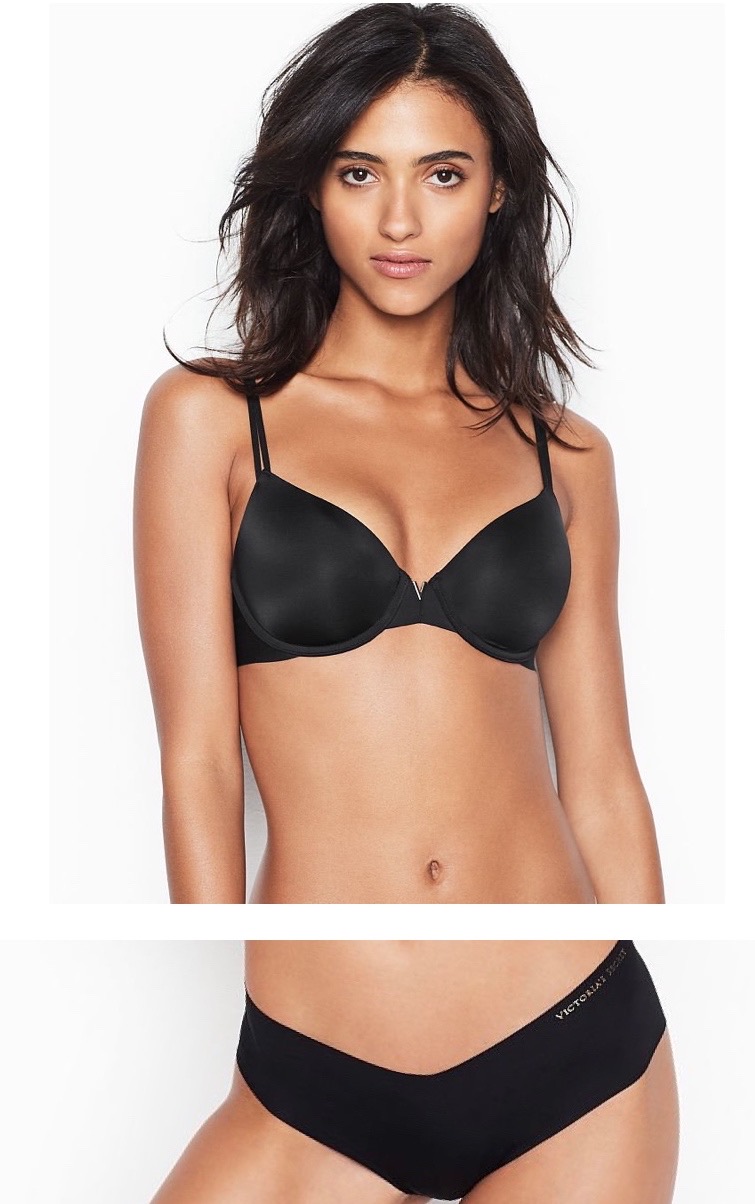 Sexy Illusions by Victoria's Secret Lightly-Lined Full-coverage Bra & No-show Hiphugger Panty