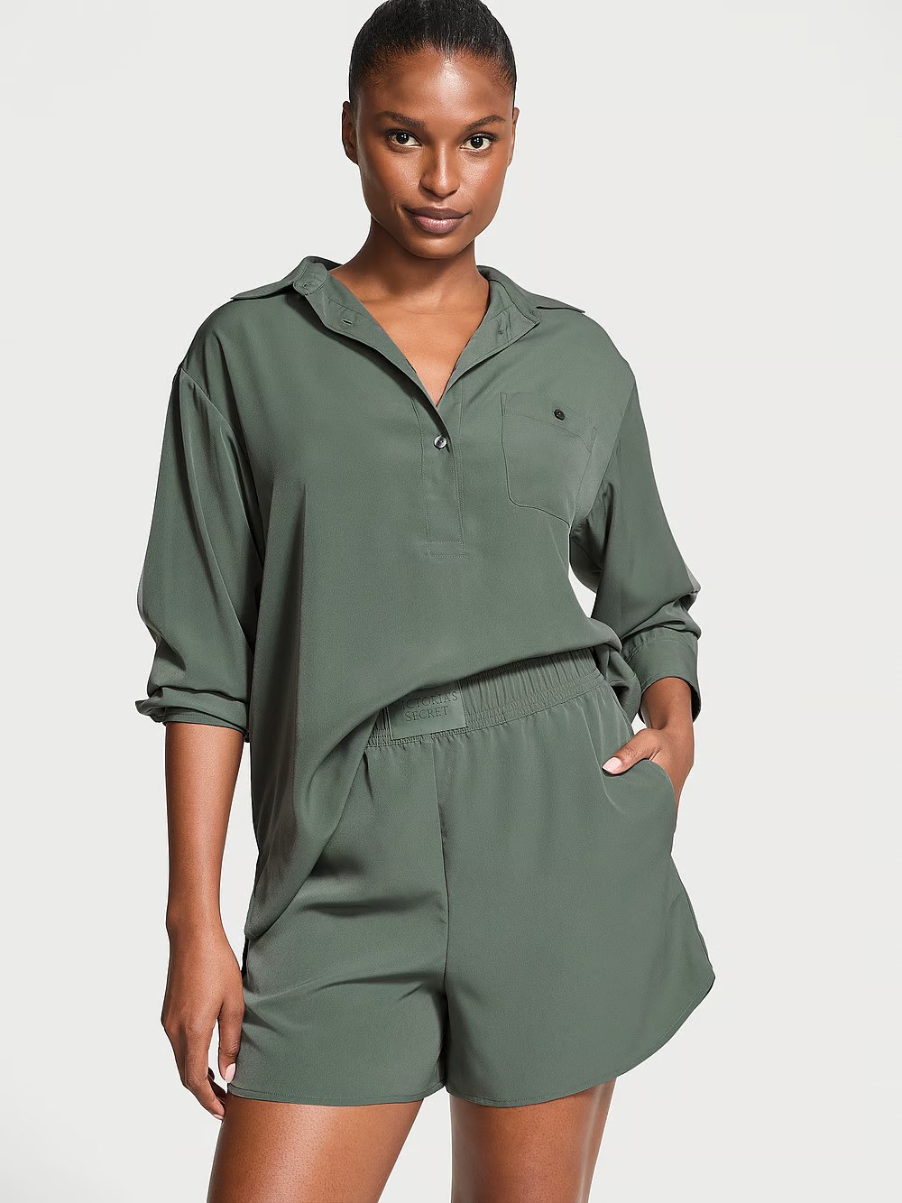 Luxe Crepe Short Pajama Set