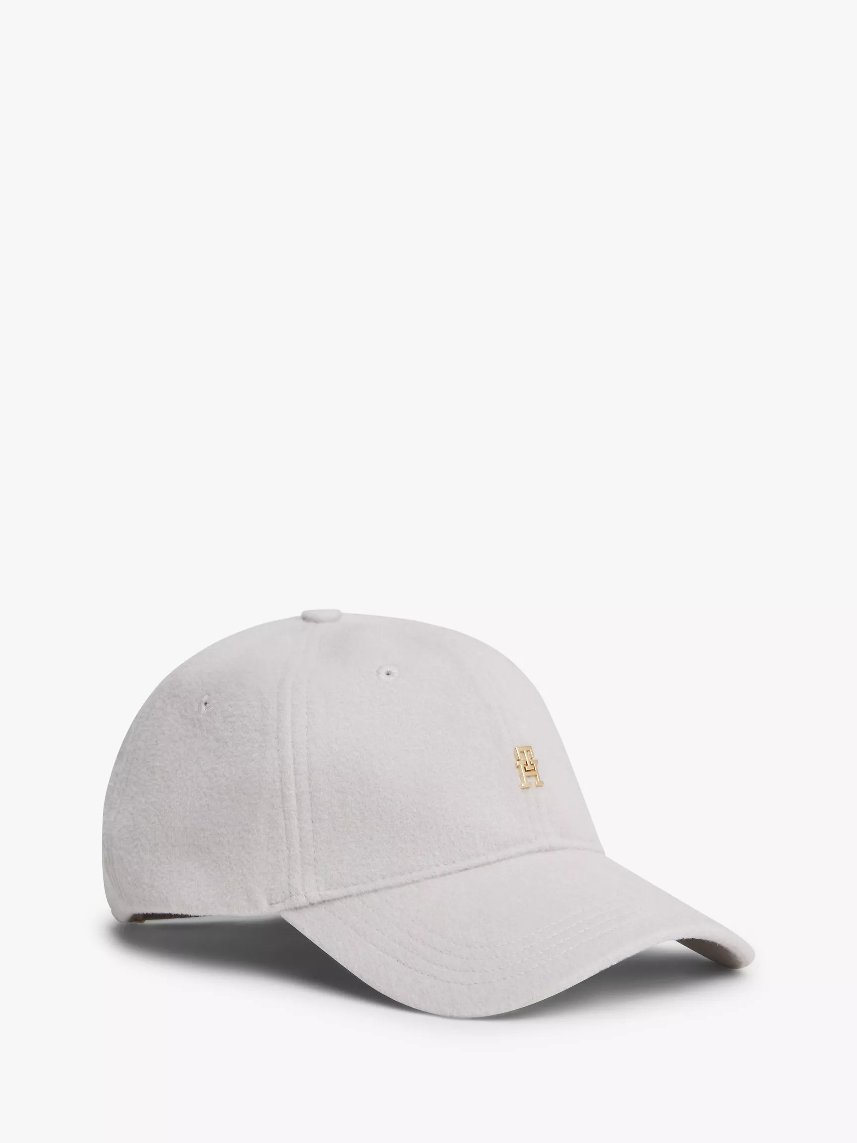 Monogram Logo Melton Wool Baseball Cap