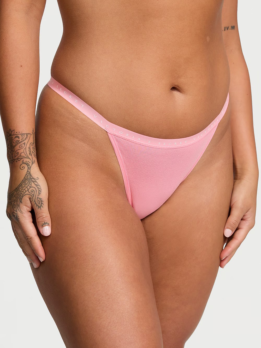 Stretch Cotton String Bikini Panty