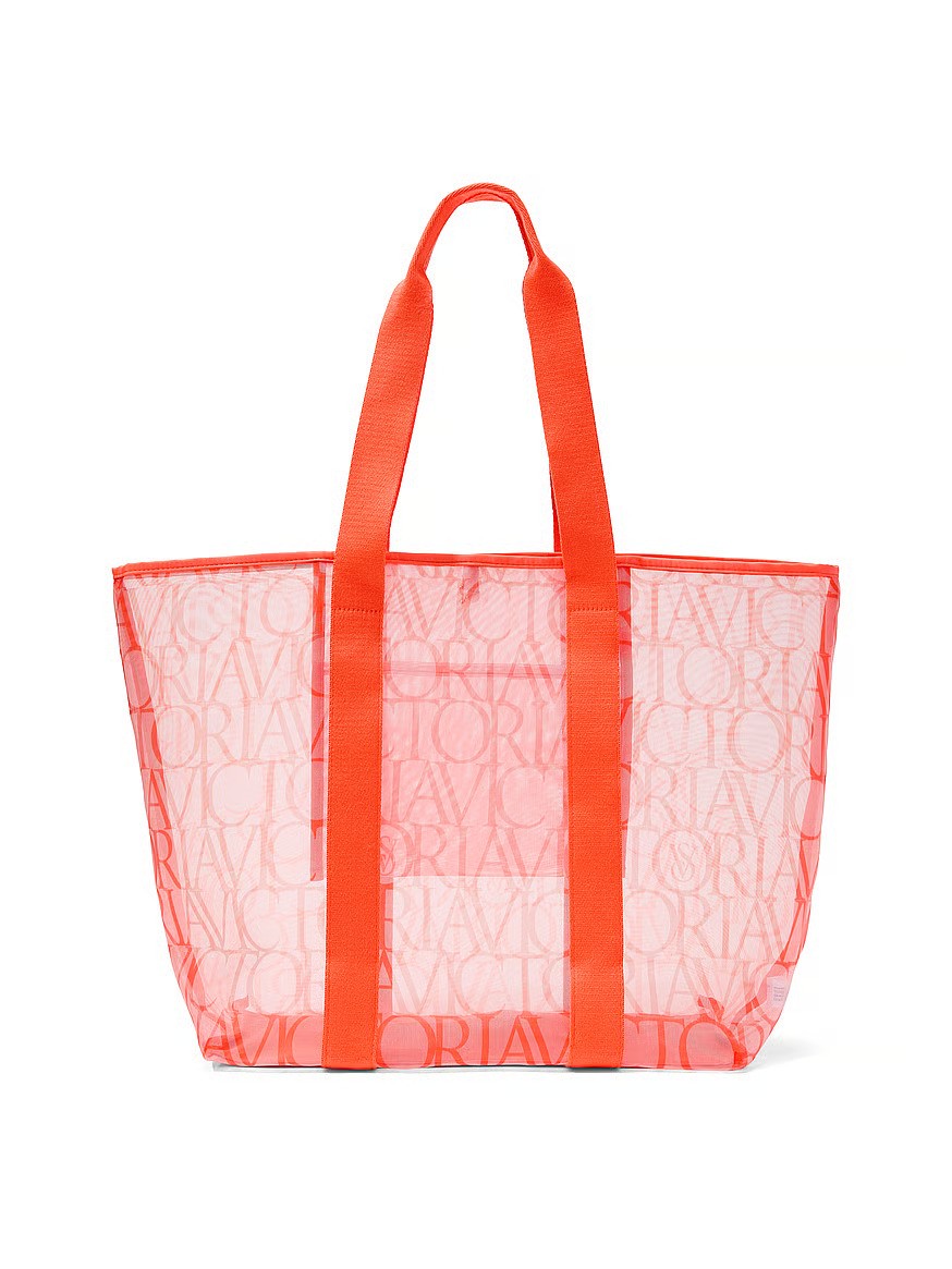 Mesh Carryall Beach Tote