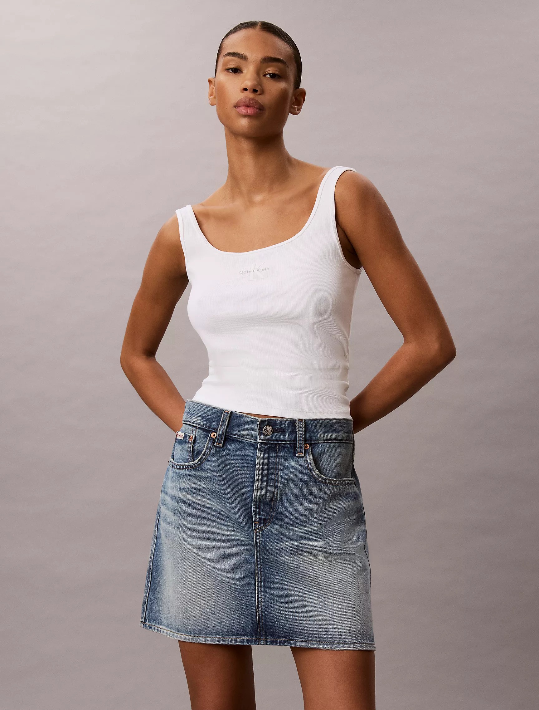 Monologo Rib Tank Top