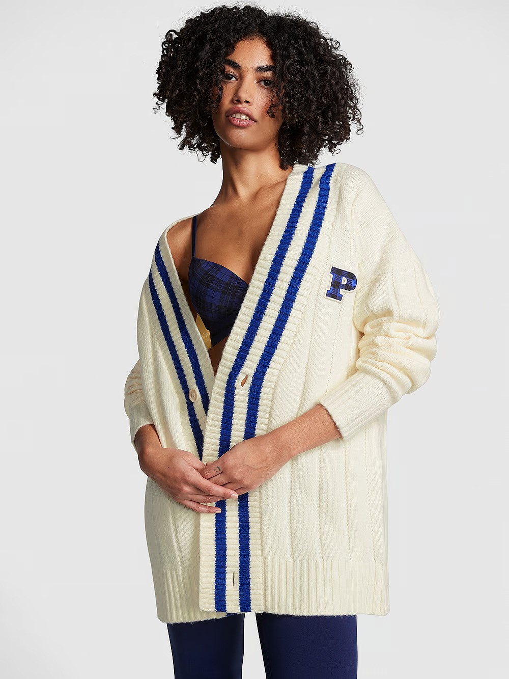 Varsity Knit Cardigan