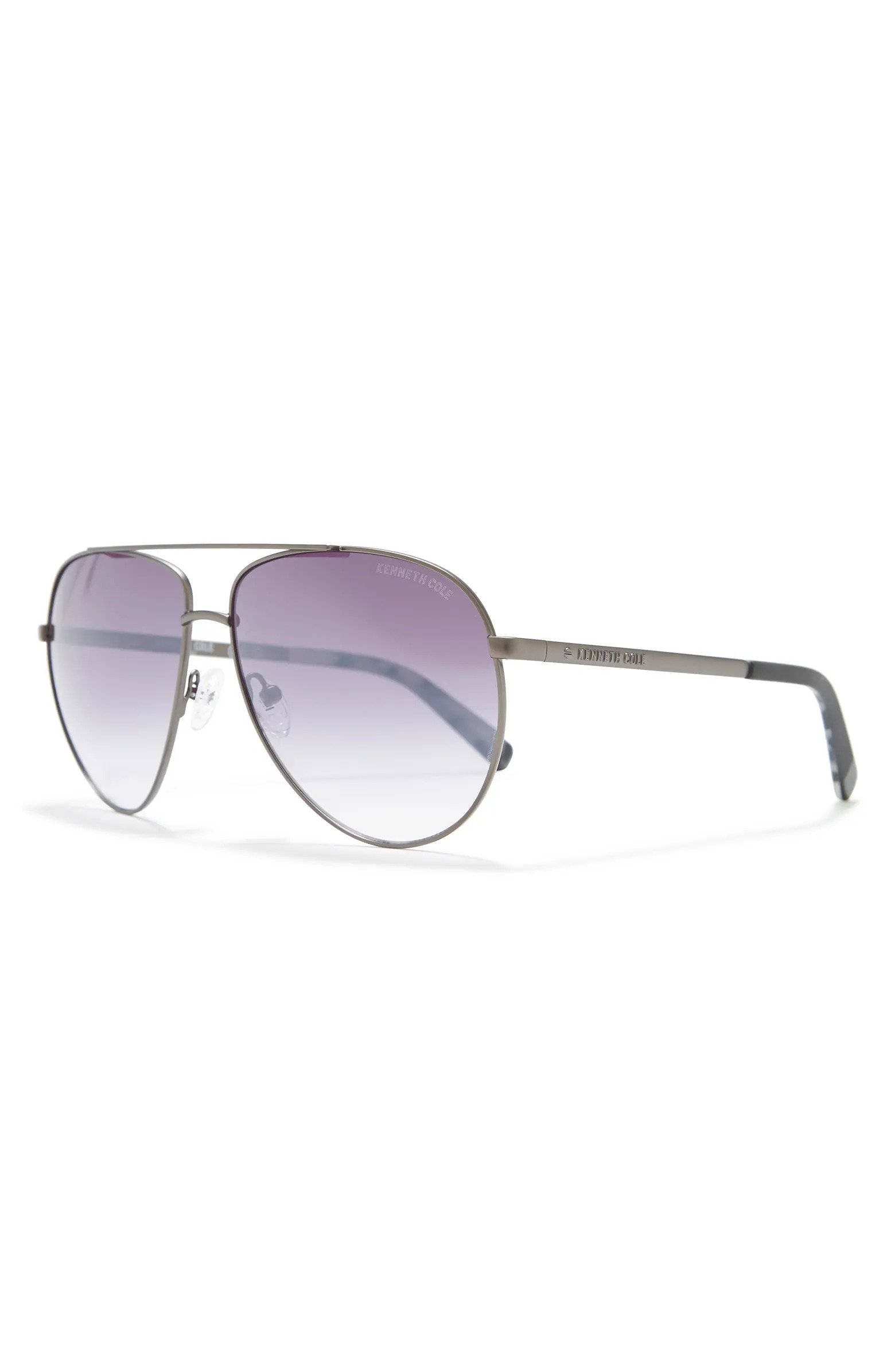 Kenneth Cole 61mm Aviator Sunglasses