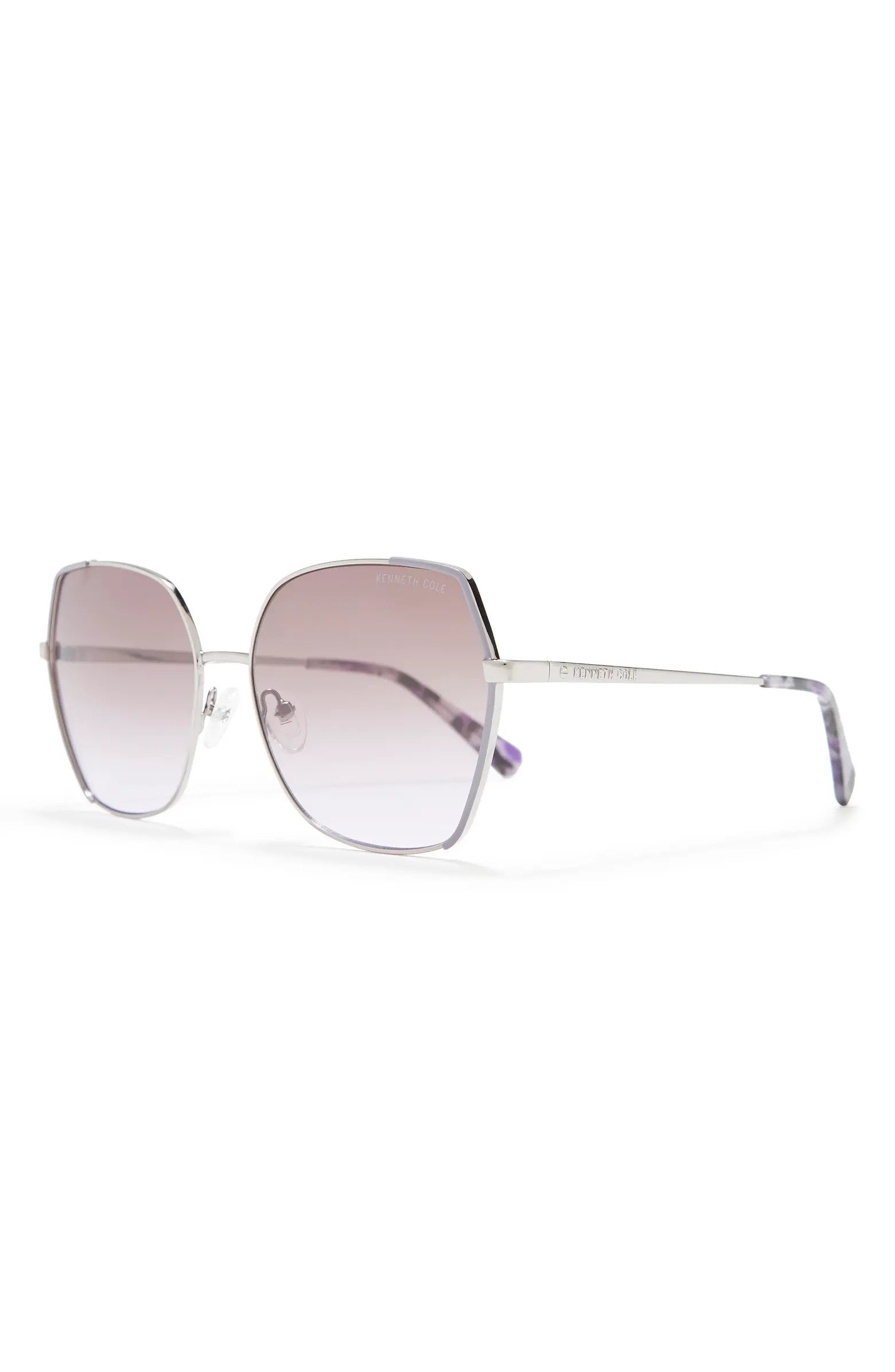 Kenneth Cole Geometric 60mm Sunglasses