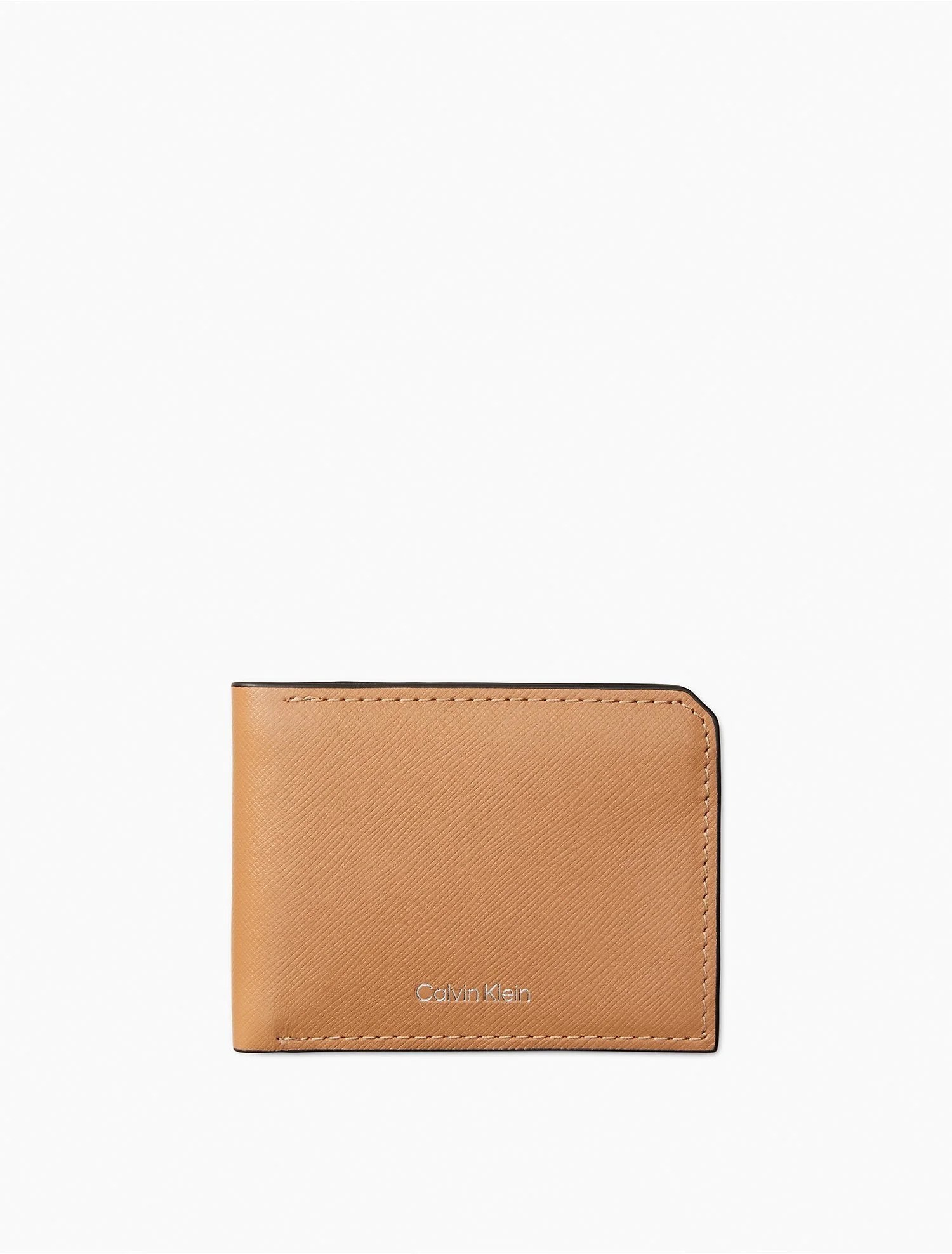 Calvin Klein Saffiano Leather Slim Bifold Wallet