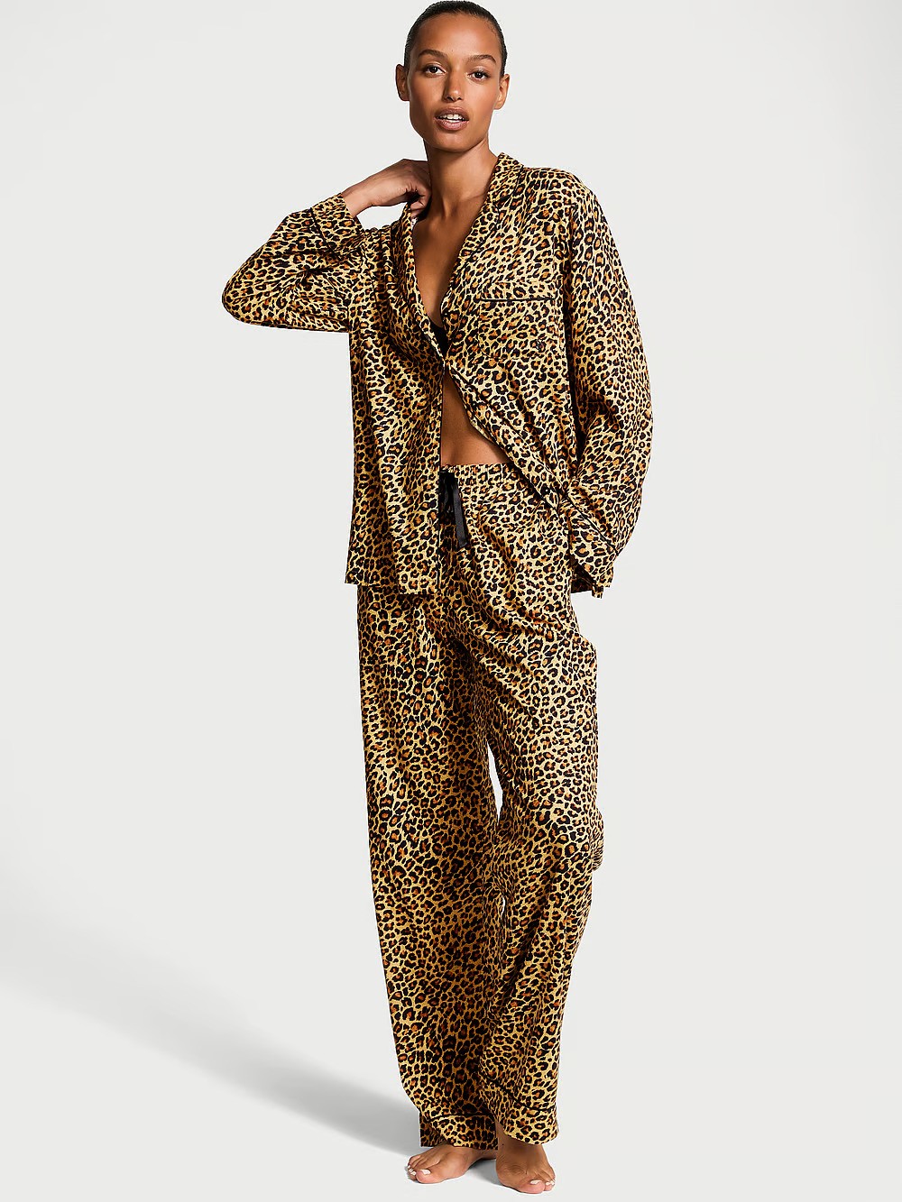 Flannel Long Pajama Set