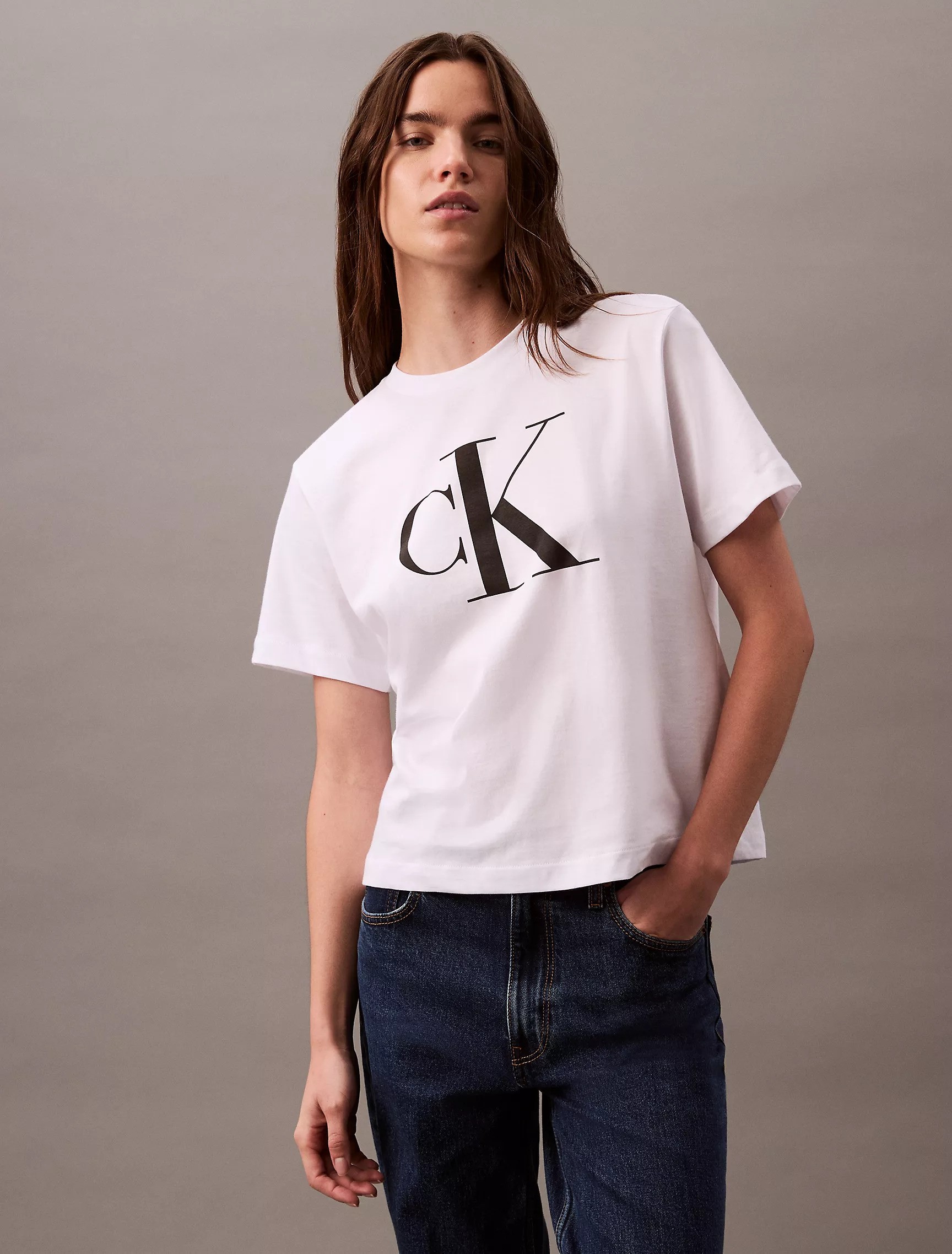 Monogram Logo Boxy T-Shirt