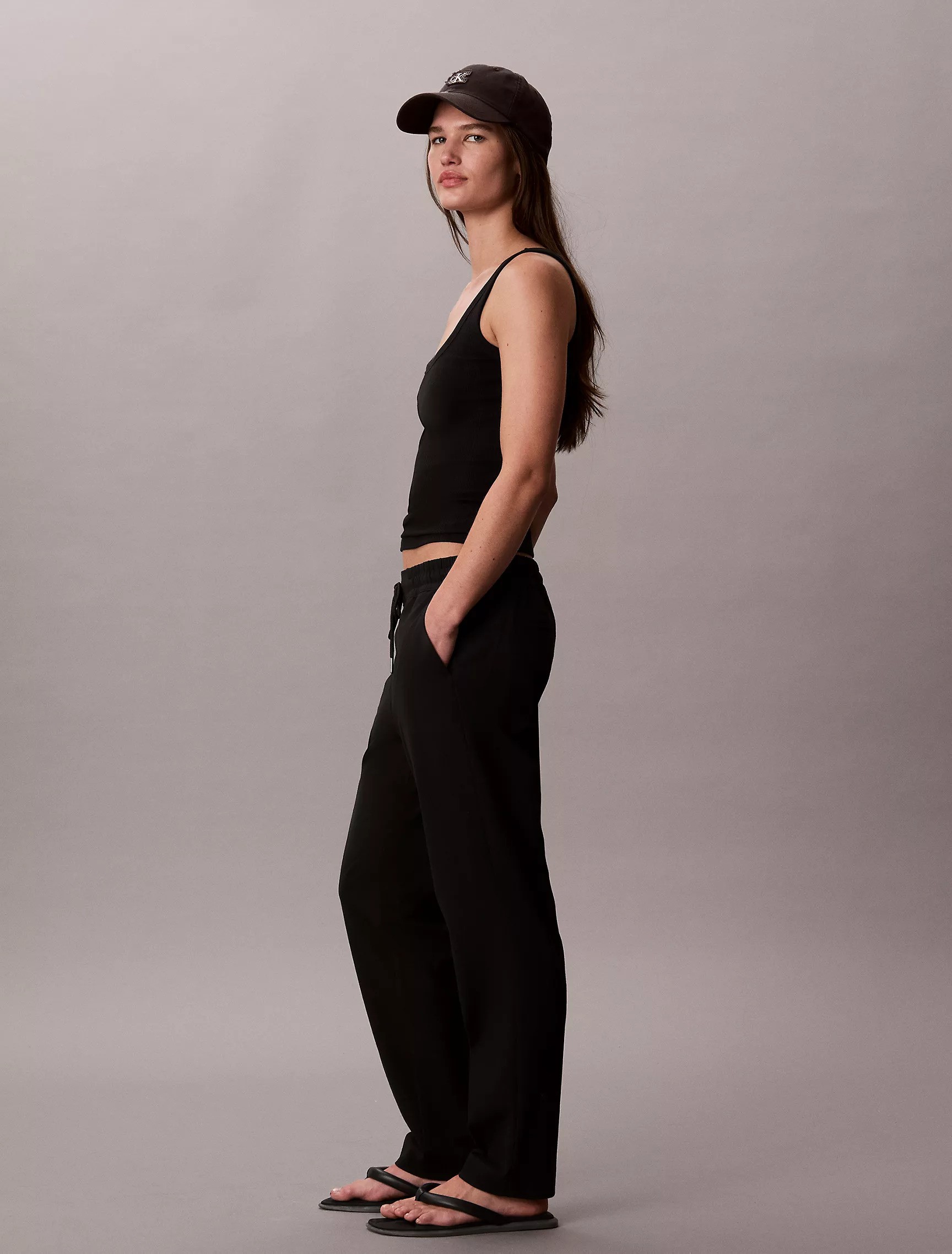 Drawstring Tapered Pants