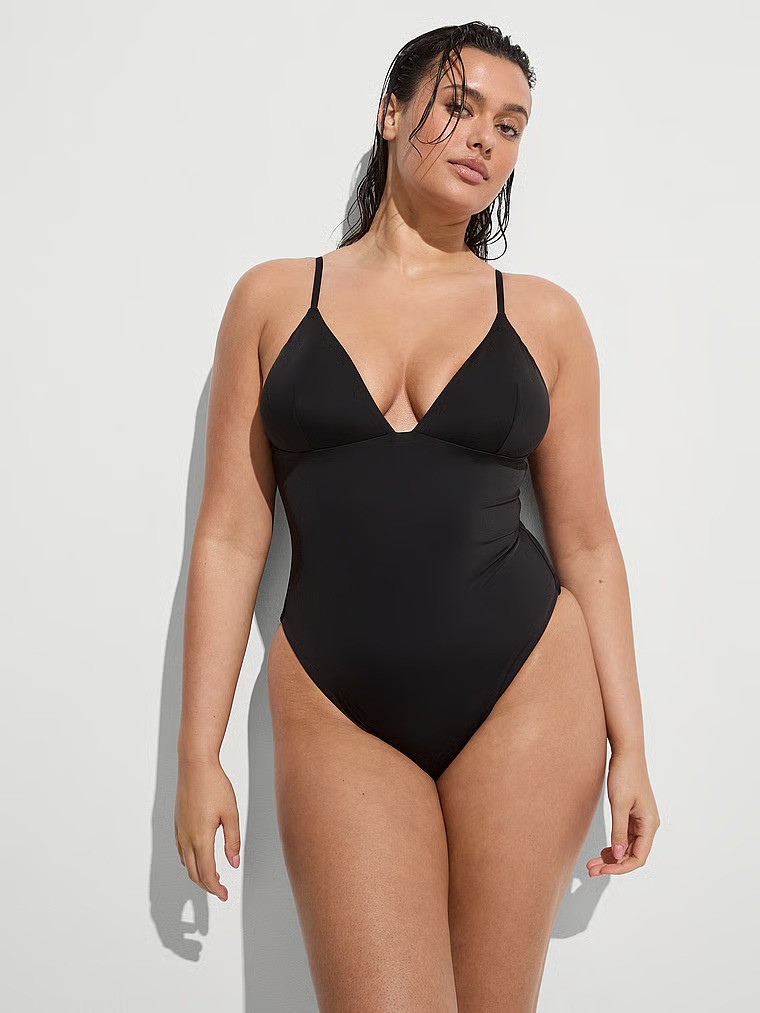 Swim Essential Triangle Cheeky One-Piece Swimsuit