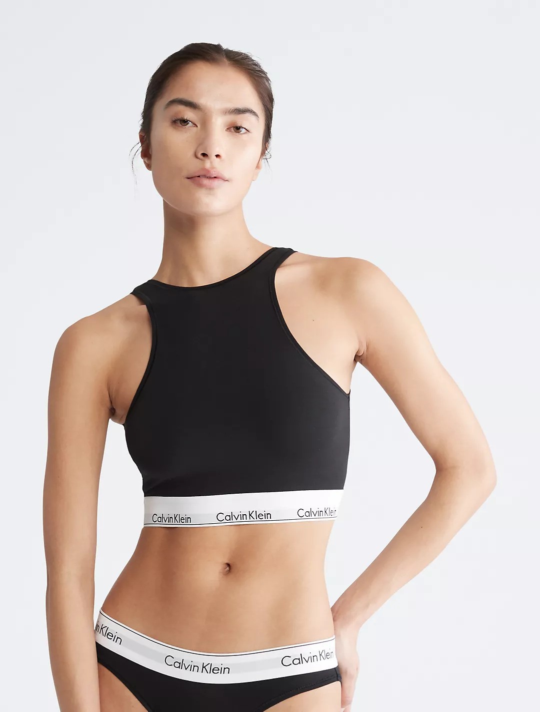 Modern Cotton Unlined Longline Bralette