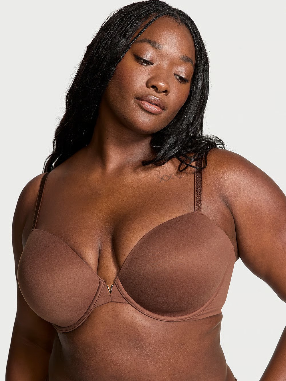 Love Cloud Smooth Lightly Lined Plunge Demi Bra