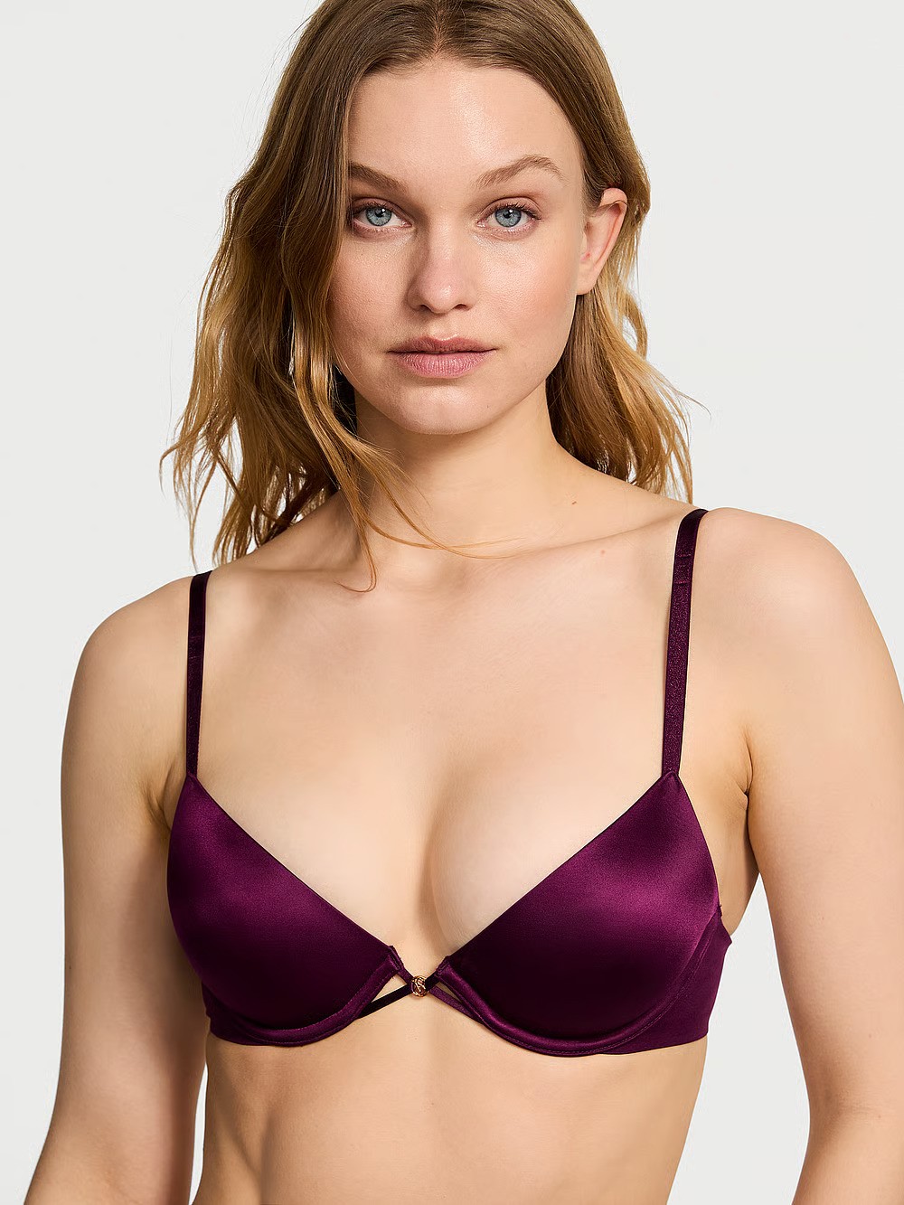 Very Sexy Smooth Lightly Lined Plunge Demi Bra