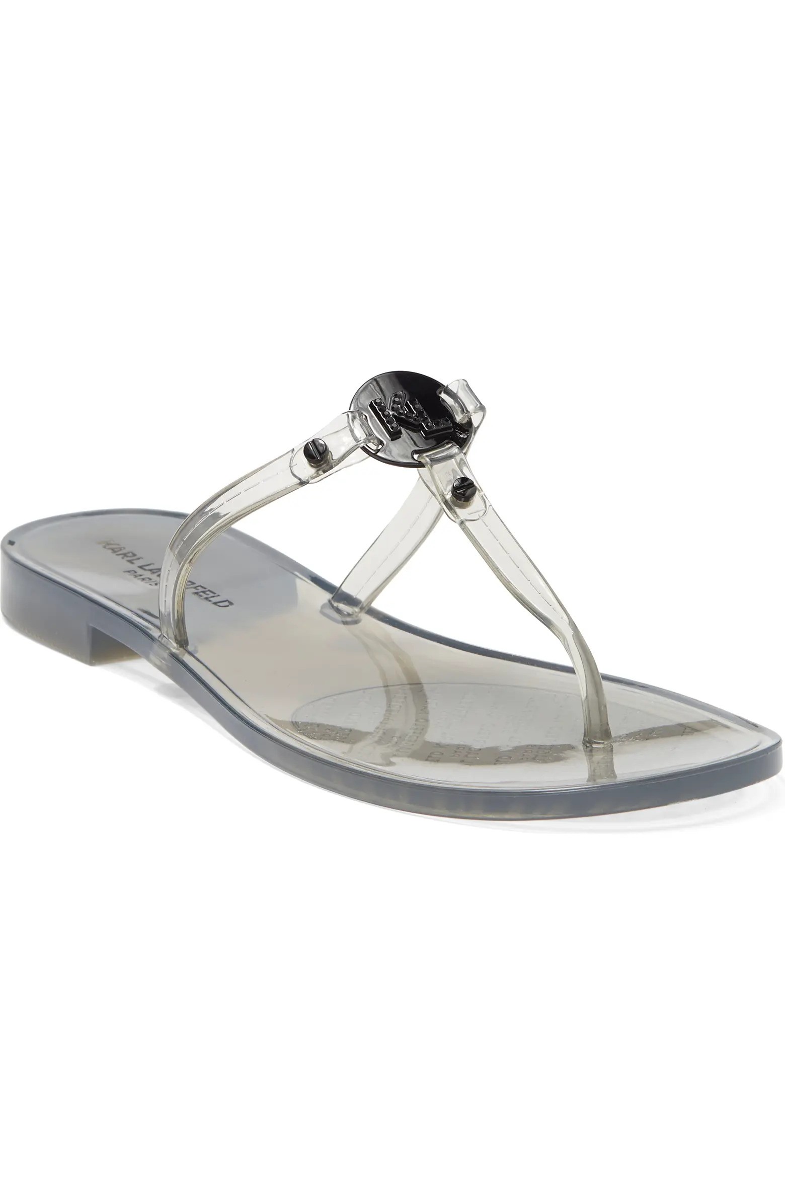 KARL LAGERFELD PARIS Wylda Clear Sandal