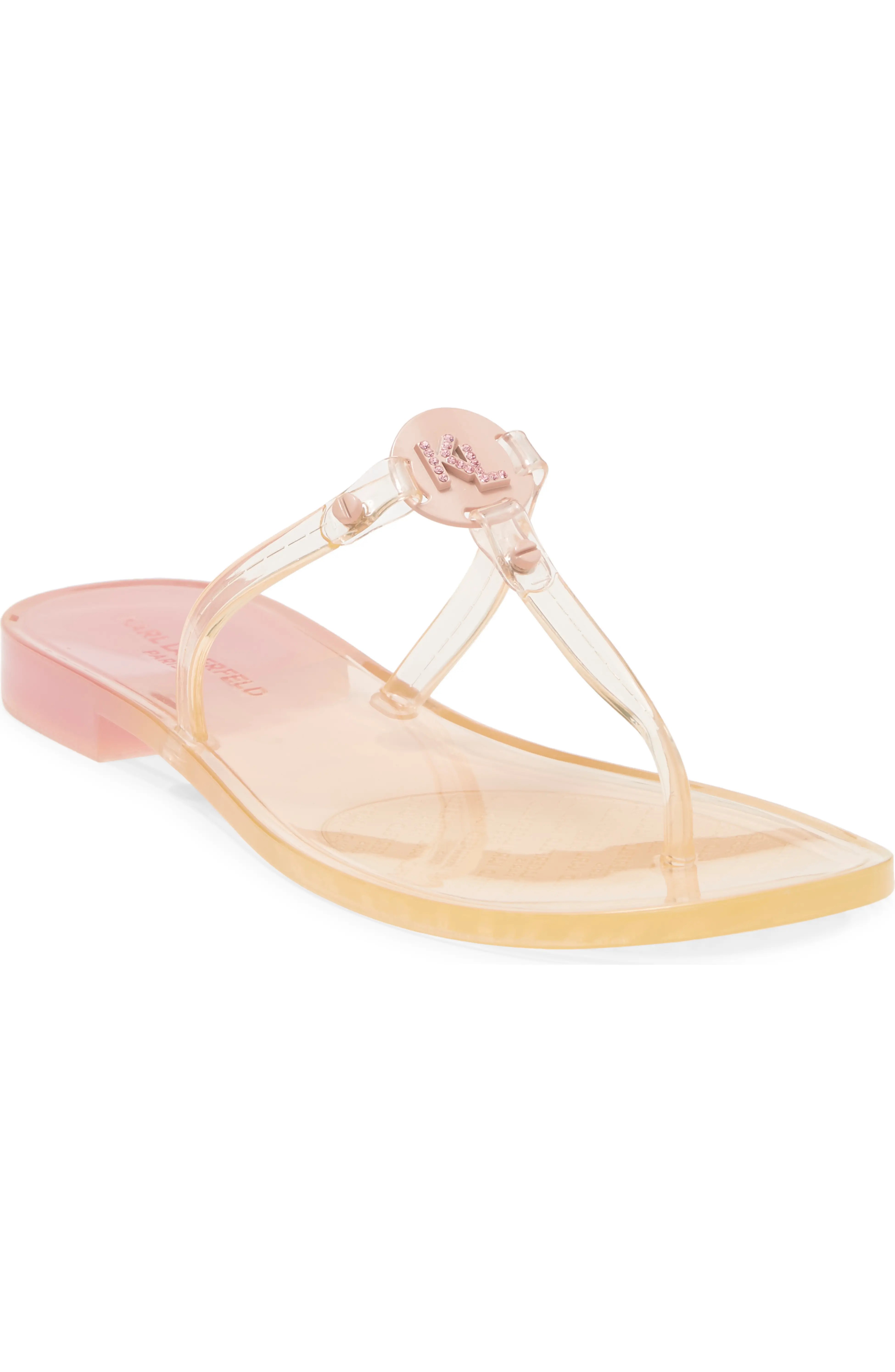 KARL LAGERFELD PARIS Wylda Clear Sandal