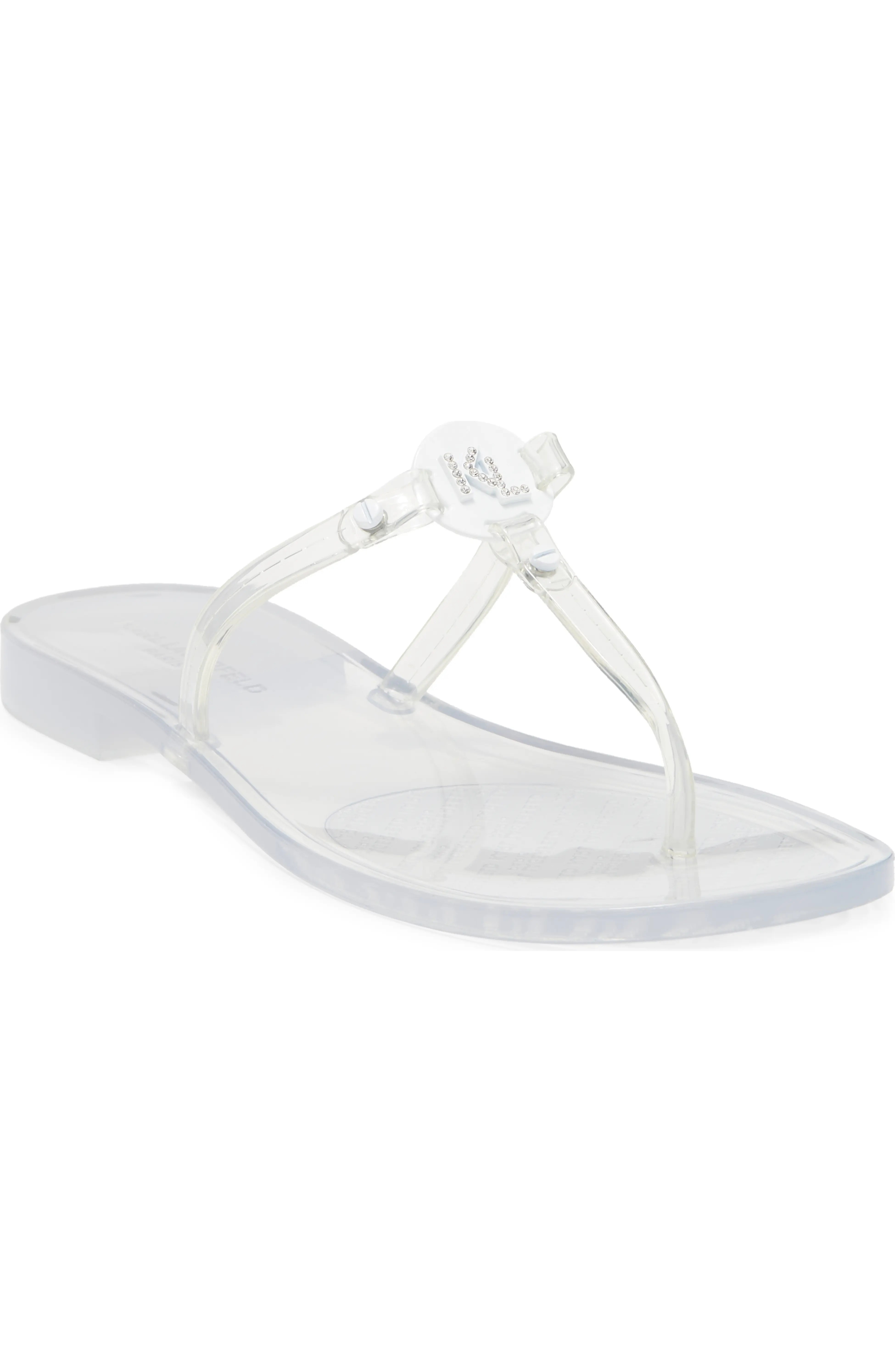KARL LAGERFELD PARIS Wylda Clear Sandal