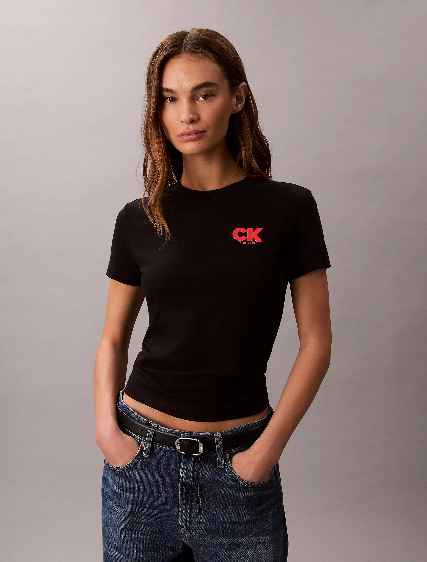 Monogram Logo 1968 Graphic Slim T-Shirt
