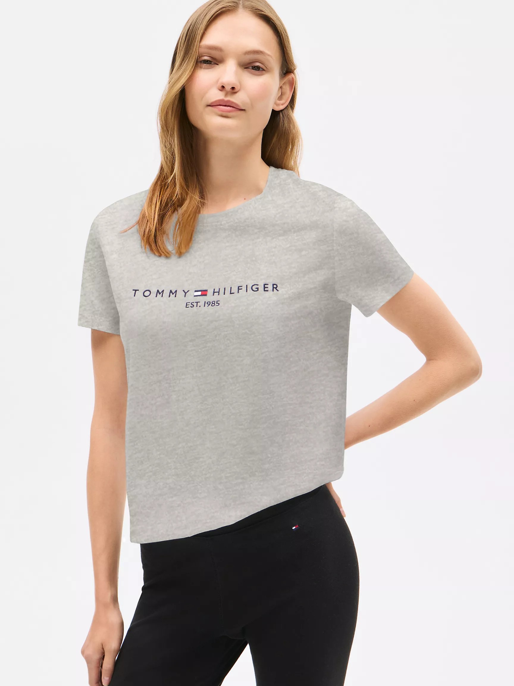 Embroidered Tommy Logo T-Shirt