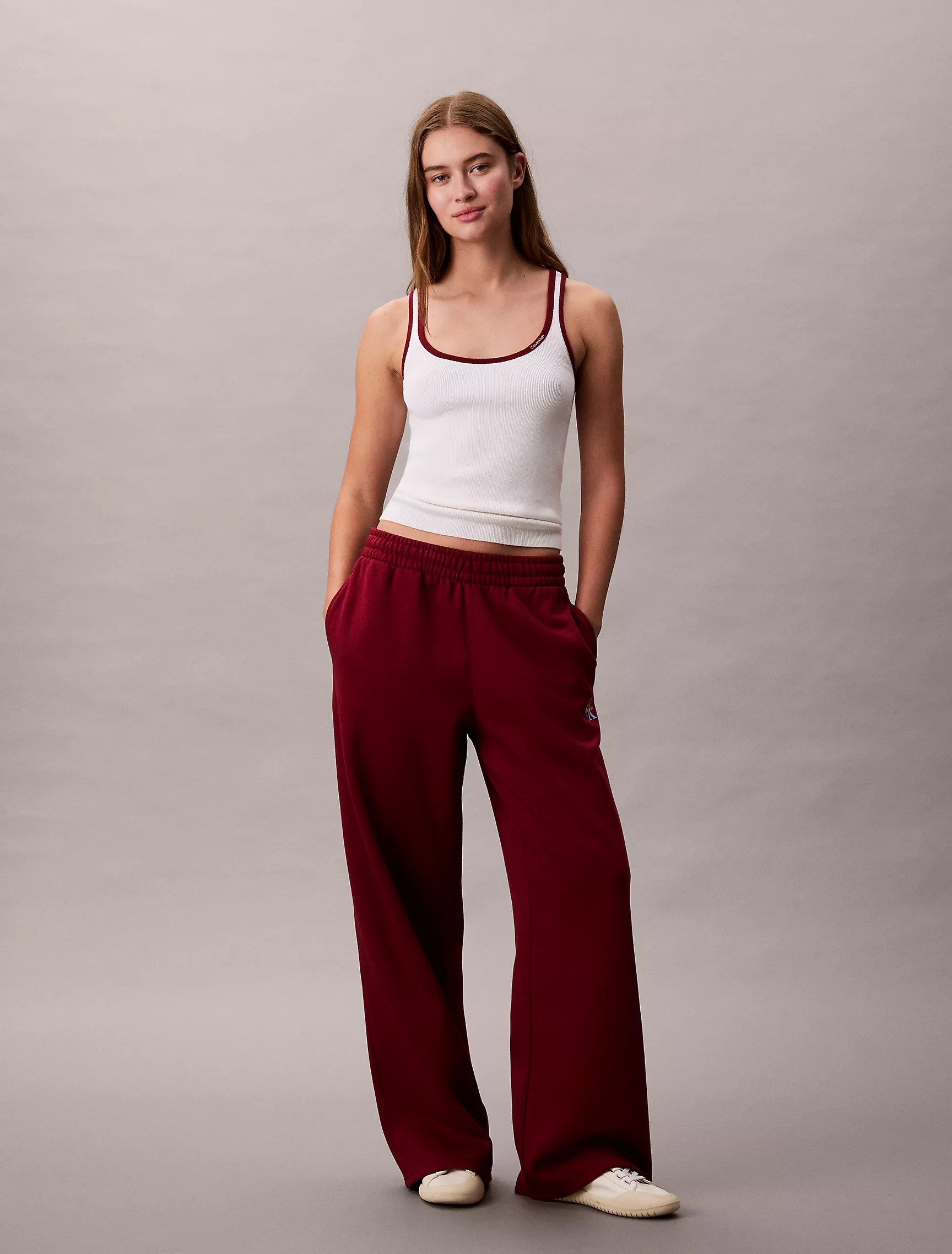 Monologo Fleece Wide Leg Sweatpants