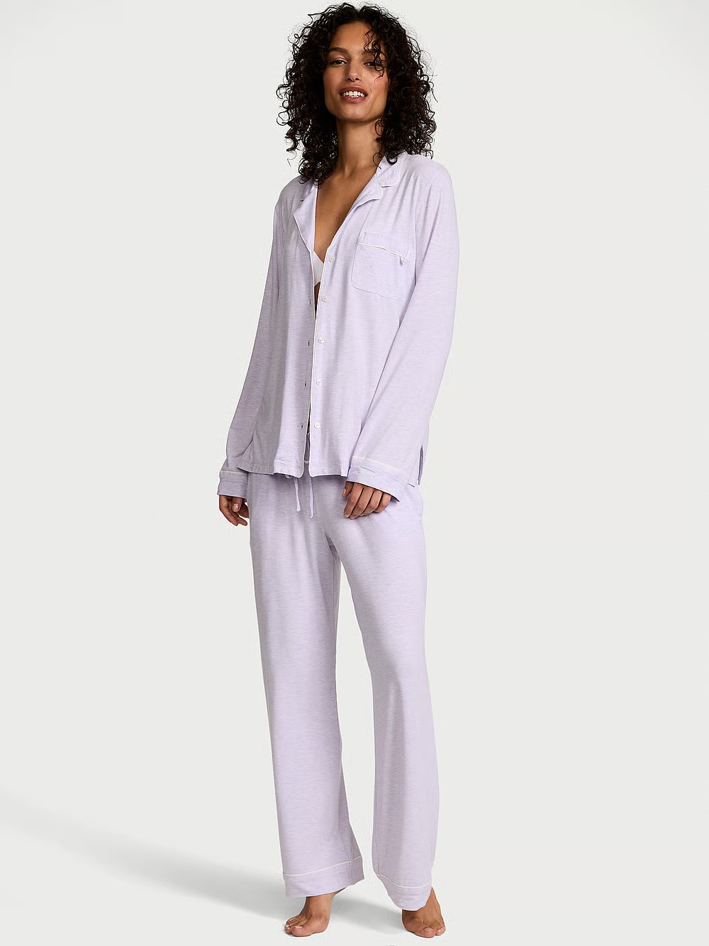 Modal Soft Long Pajama Set