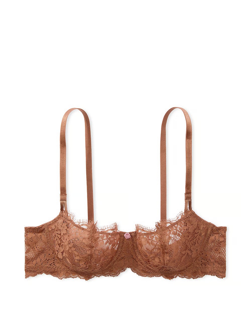 Dream Angels Wicked Unlined Ribbon Slot Lace Balconette Bra