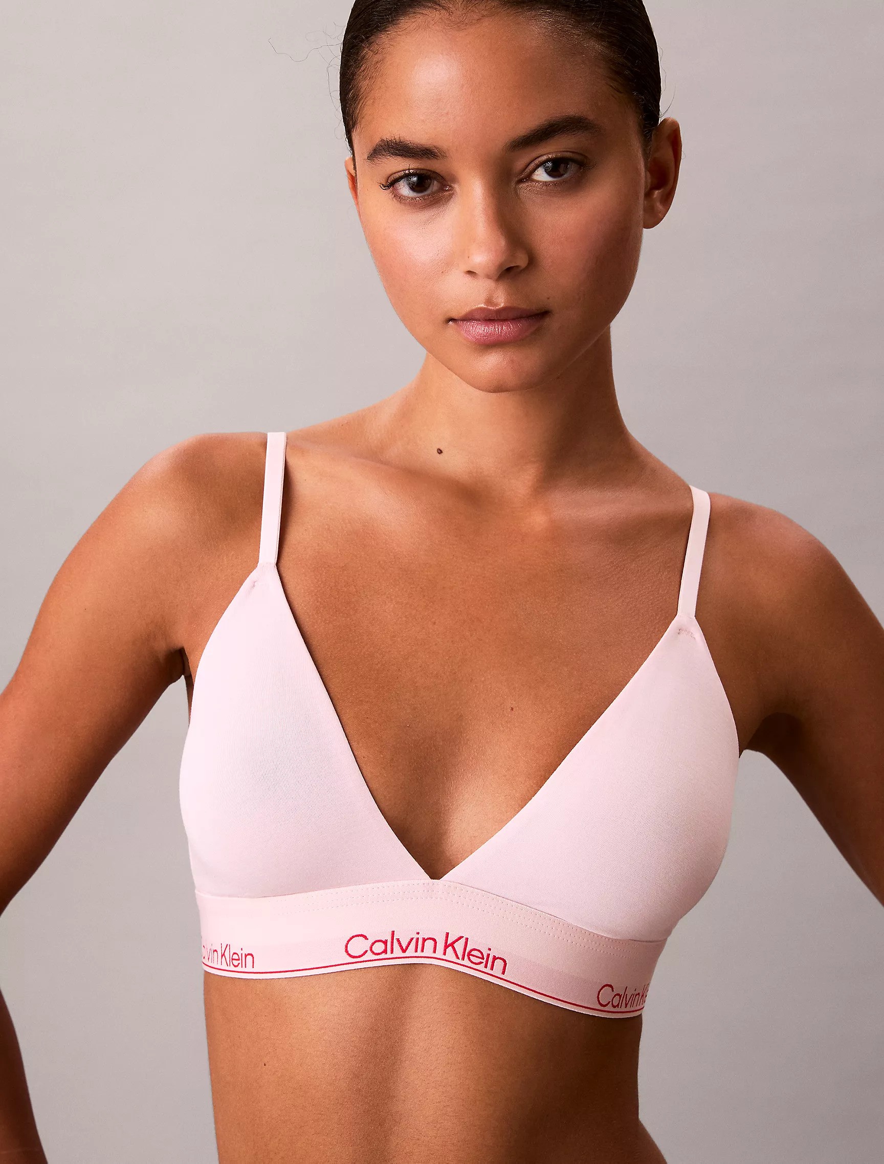 Icon Cotton Modal Lightly Lined Triangle Bralette