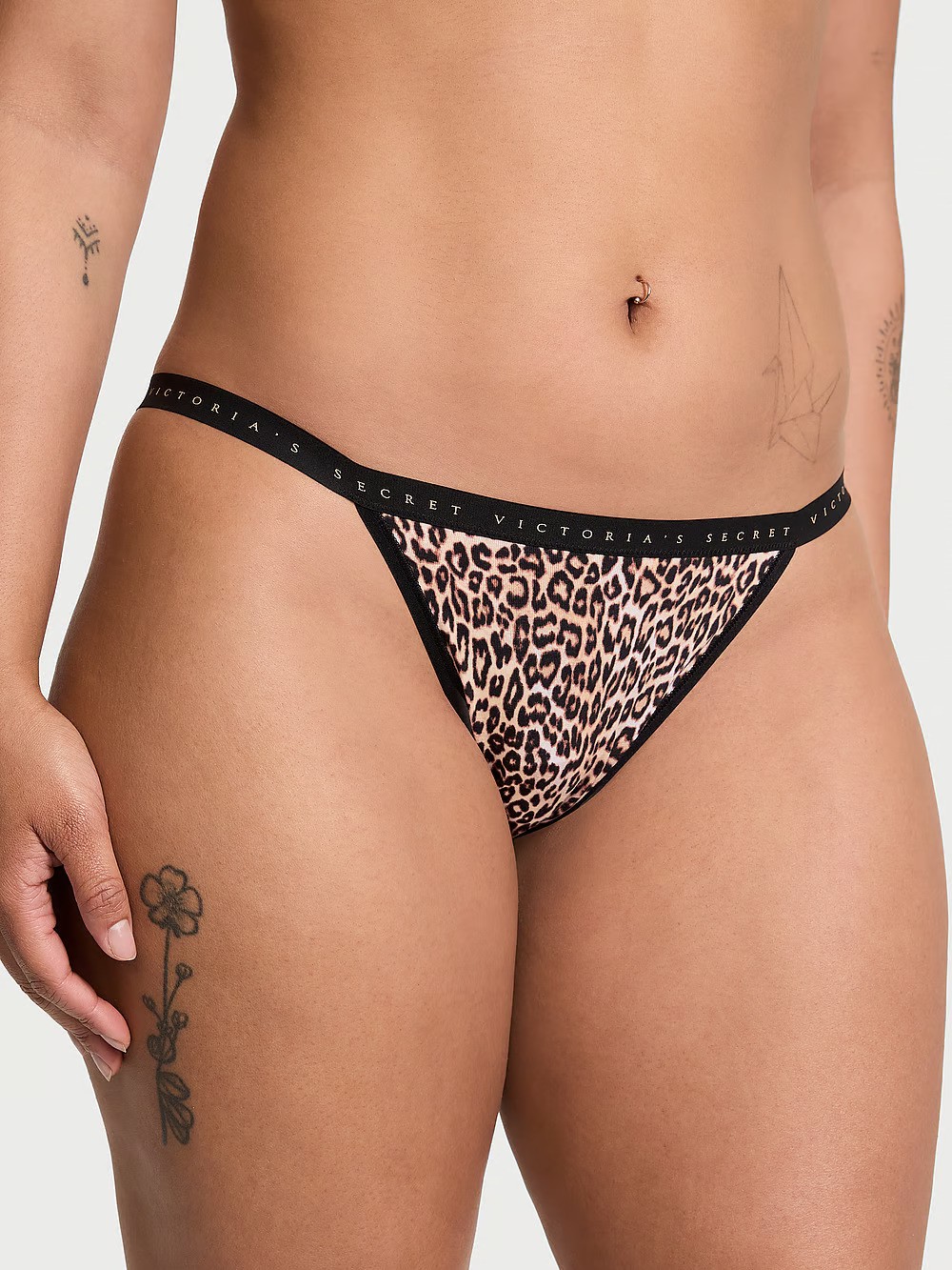 Stretch Cotton String Bikini Panty