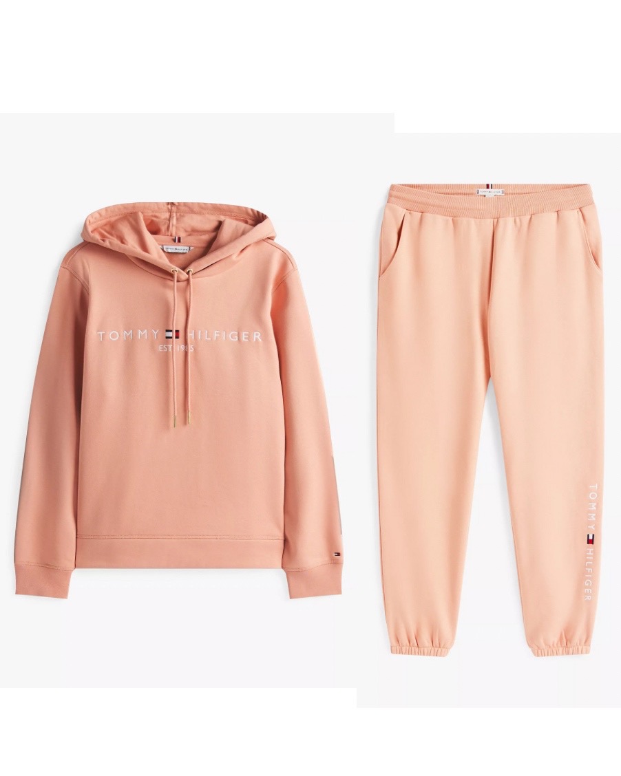 Embroidered Tommy Logo Hoodie & Embroidered Tommy Logo Sweatpant