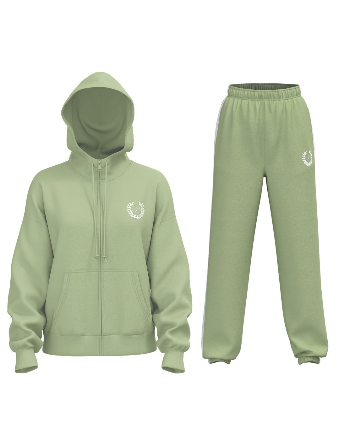 Ivy Fleece Campus Full-Zip Hoodie & Ivy Fleece Campus Sweatpants