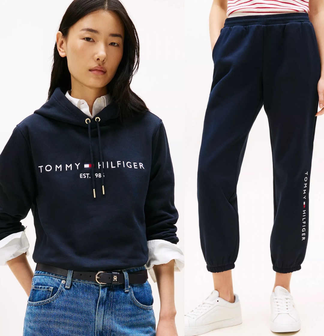 Embroidered Tommy Logo Hoodie & Embroidered Tommy Logo Sweatpant