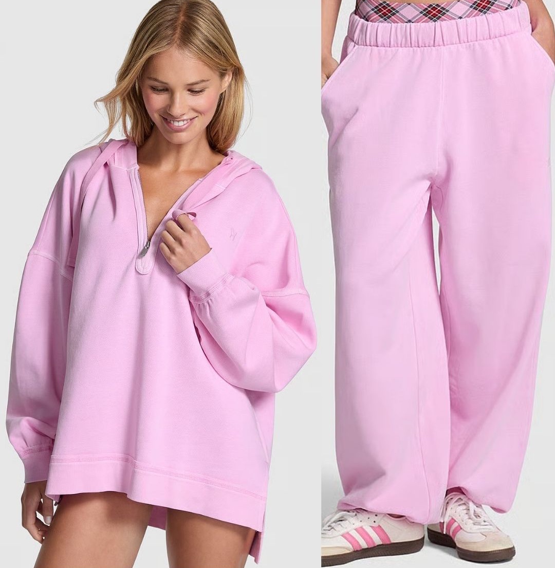 Campus Fleece™ Tunic Hoodie & Campus Fleece™ Oversized Sweatpants