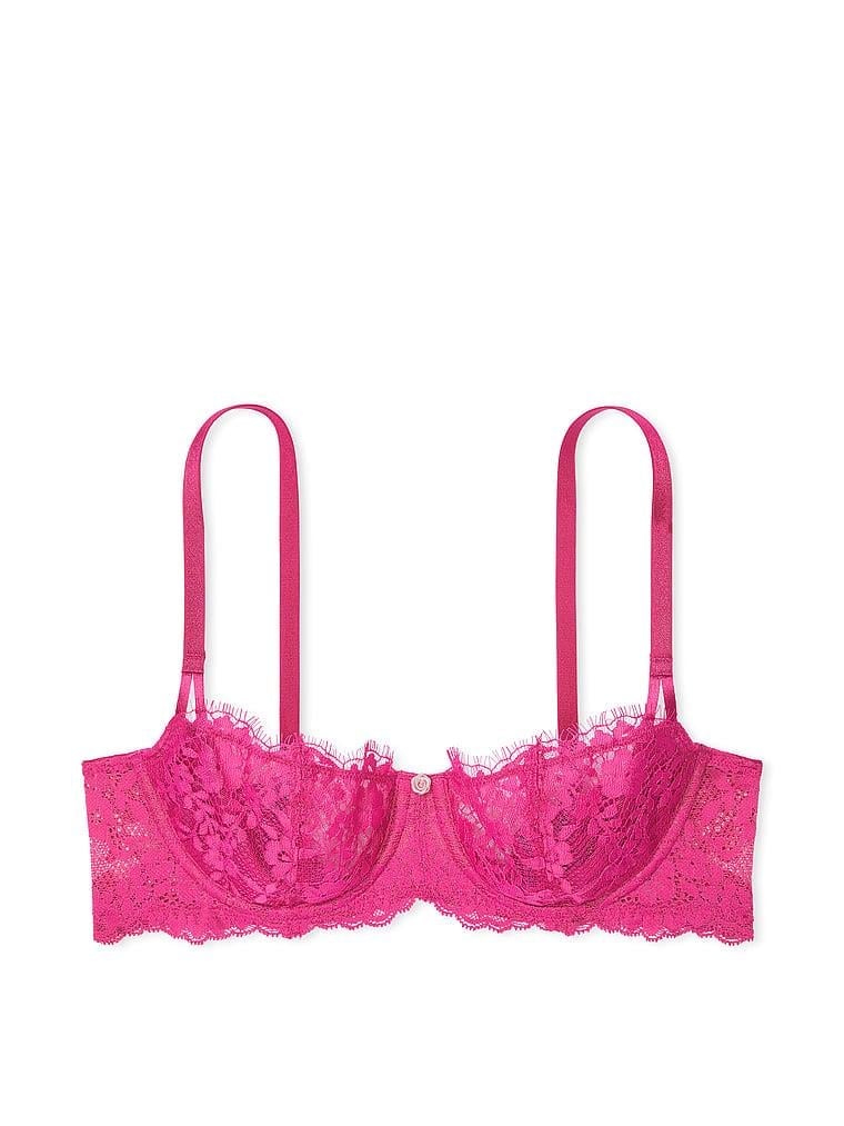 Dream Angels Wicked Unlined Ribbon Slot Lace Balconette Bra